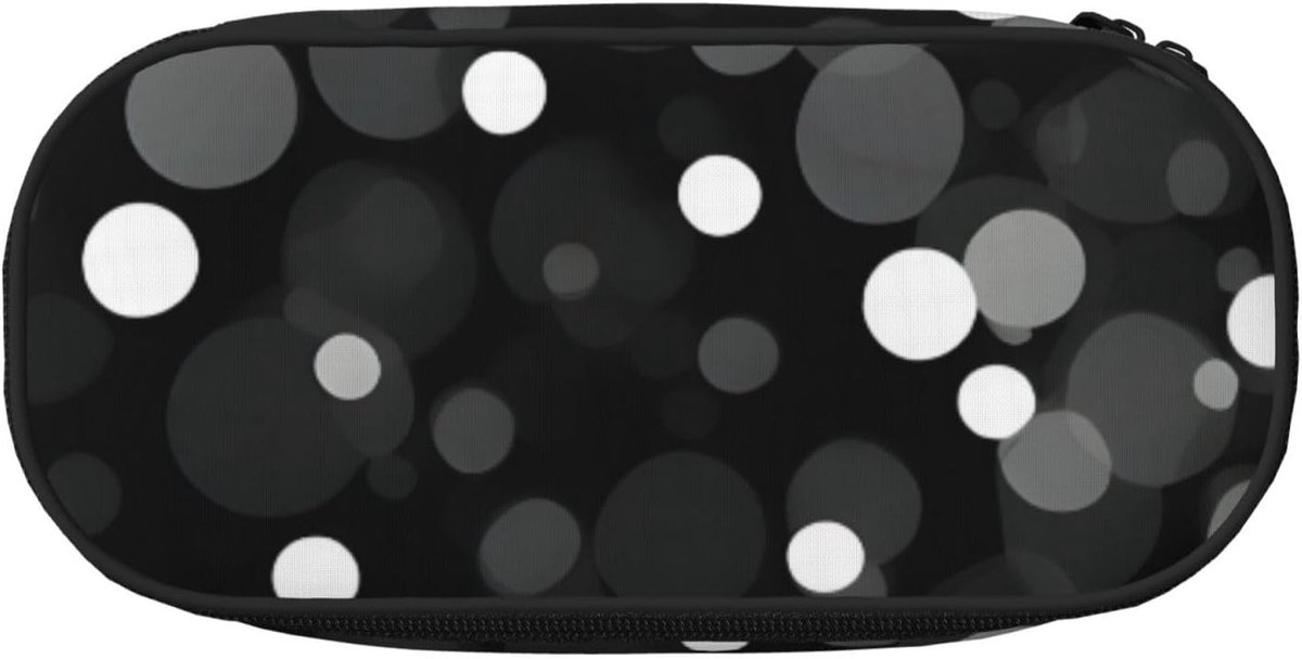 Etui met Stippen - Pennenzak Organizer - Bureau Opslag - Hoge Capaciteit - 22 x 11 x 4.5 cm