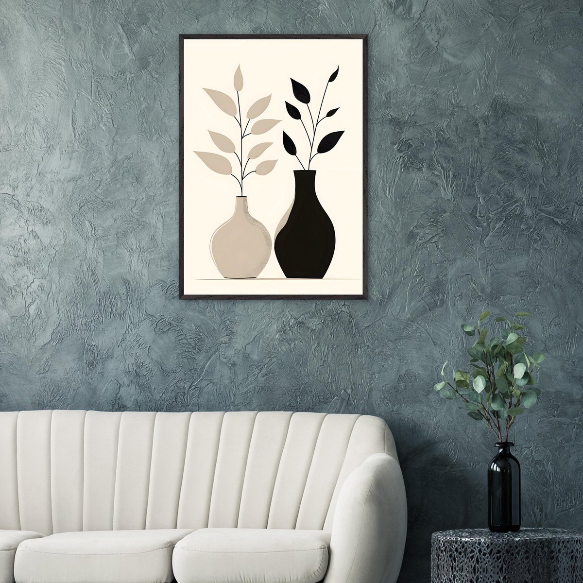 Boho – Dual vase Poster 30x40 cm - exclusief lijst