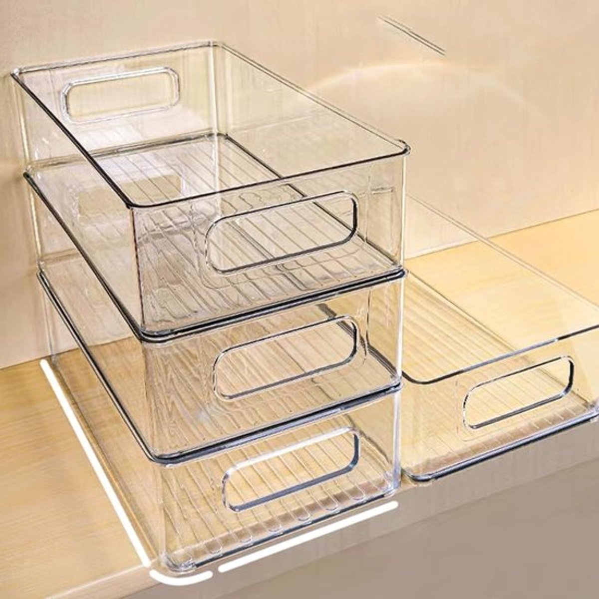 Organizer Set van 3 - Koelkast Stijl voor Keukens
