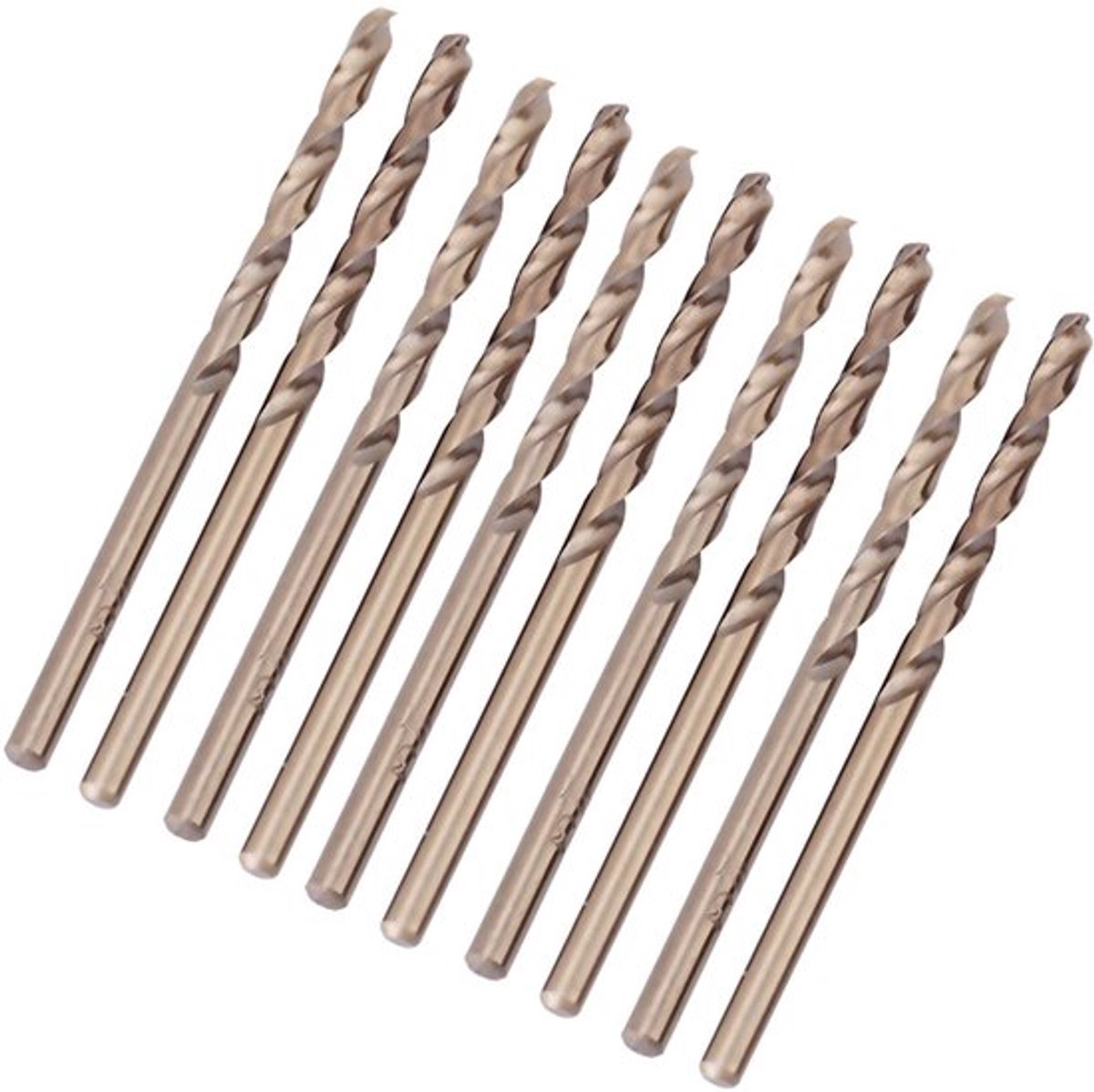 Staalboorbits M35, 3,5 mm x 10 stukken voor gietijzer