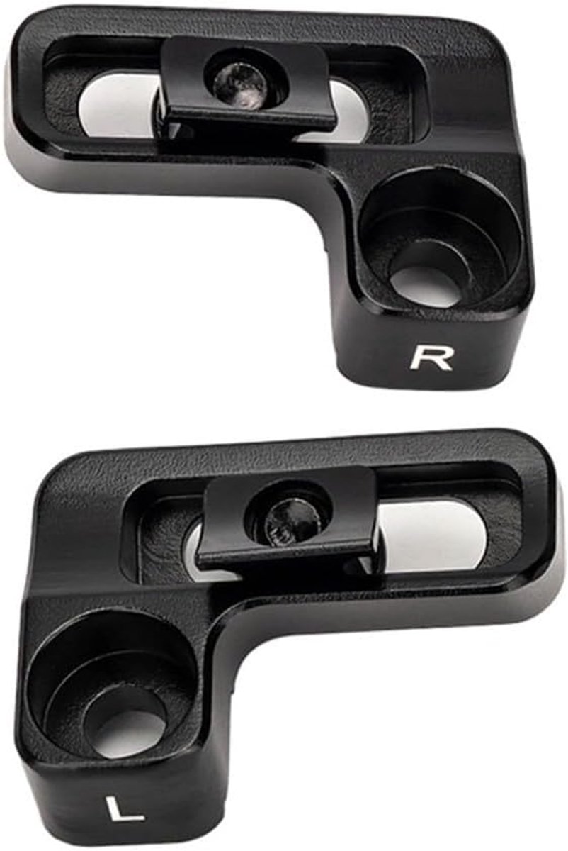 Fiets Shifter Adapter - Rem Schakelhouder - Stuur Organiseren - Lichtgewicht Aluminium - 11g - Zwart