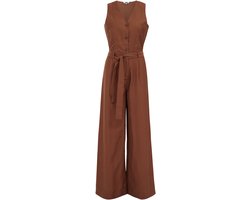WE Fashion Dames jumpsuit met ceintuur
