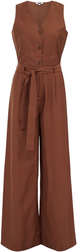 WE Fashion Dames jumpsuit met ceintuur