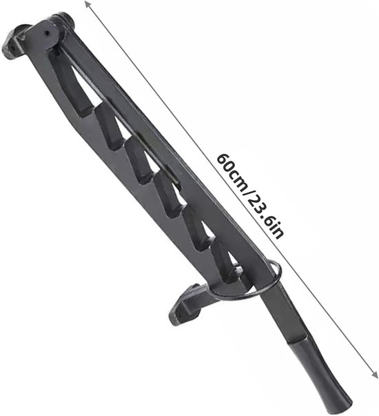 Houtklover Tool - Handmatige Splijter - Haardhout Maken - Wandmontage Mogelijk - 60 cm Lengte - Zwart — afbeelding 5