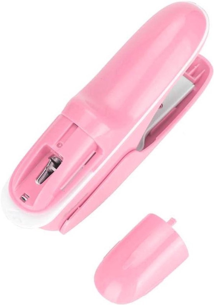 Allecto Plus - Nietmachine met nietjes - Roze - Handig voor thuiskantoor en school