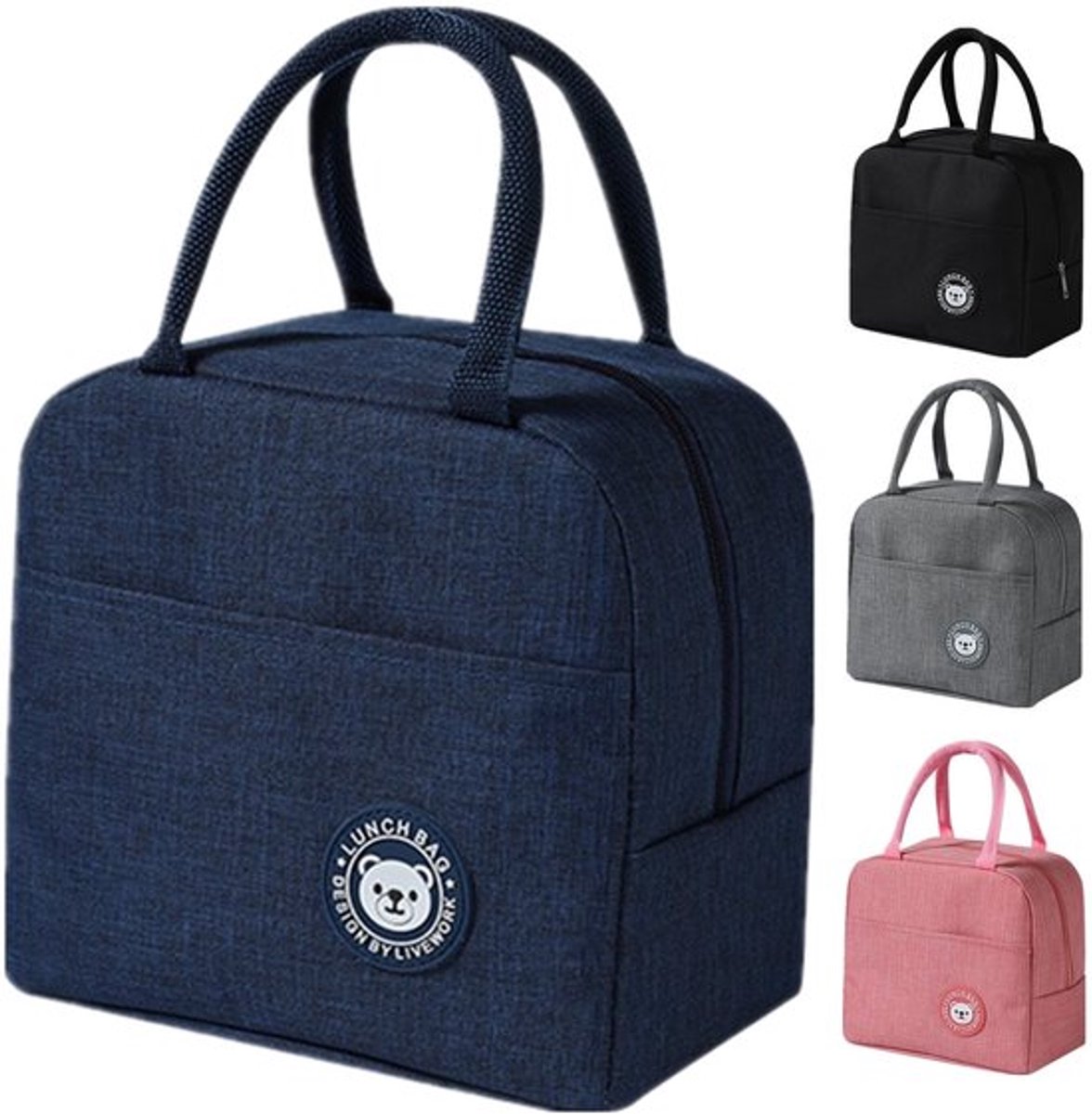 Dailygoods- Lunchtas Geïsoleerd - Waterdichte Opvouwbare Zak - 5,5 Liter Capaciteit