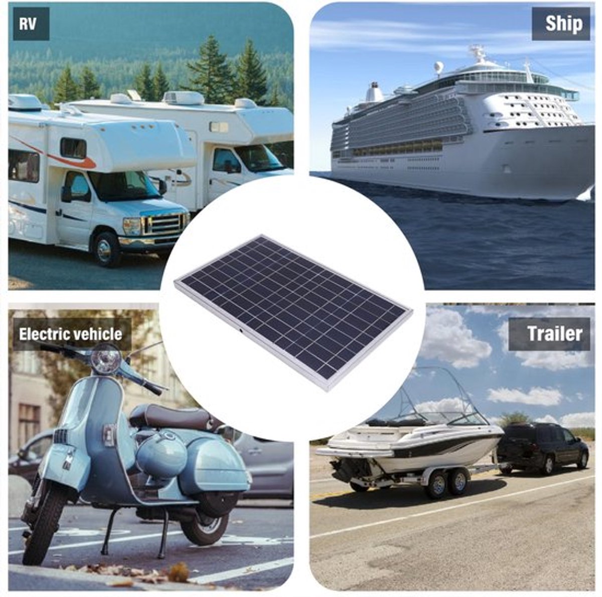 Solar charger kit - incl. zonnepaneel controller