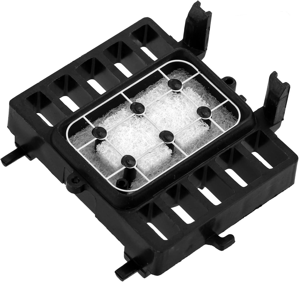 Dit is een printkopafdekking Geschikt voor de L1800 DTF-printer, inclusief een inktkussenafdekking met een filter Geschikt voor het vervangen van het inktkussensponsje. Het is Geschikt voor de Epson R1390, 1400, R1430, 1500W en L1800 printers.