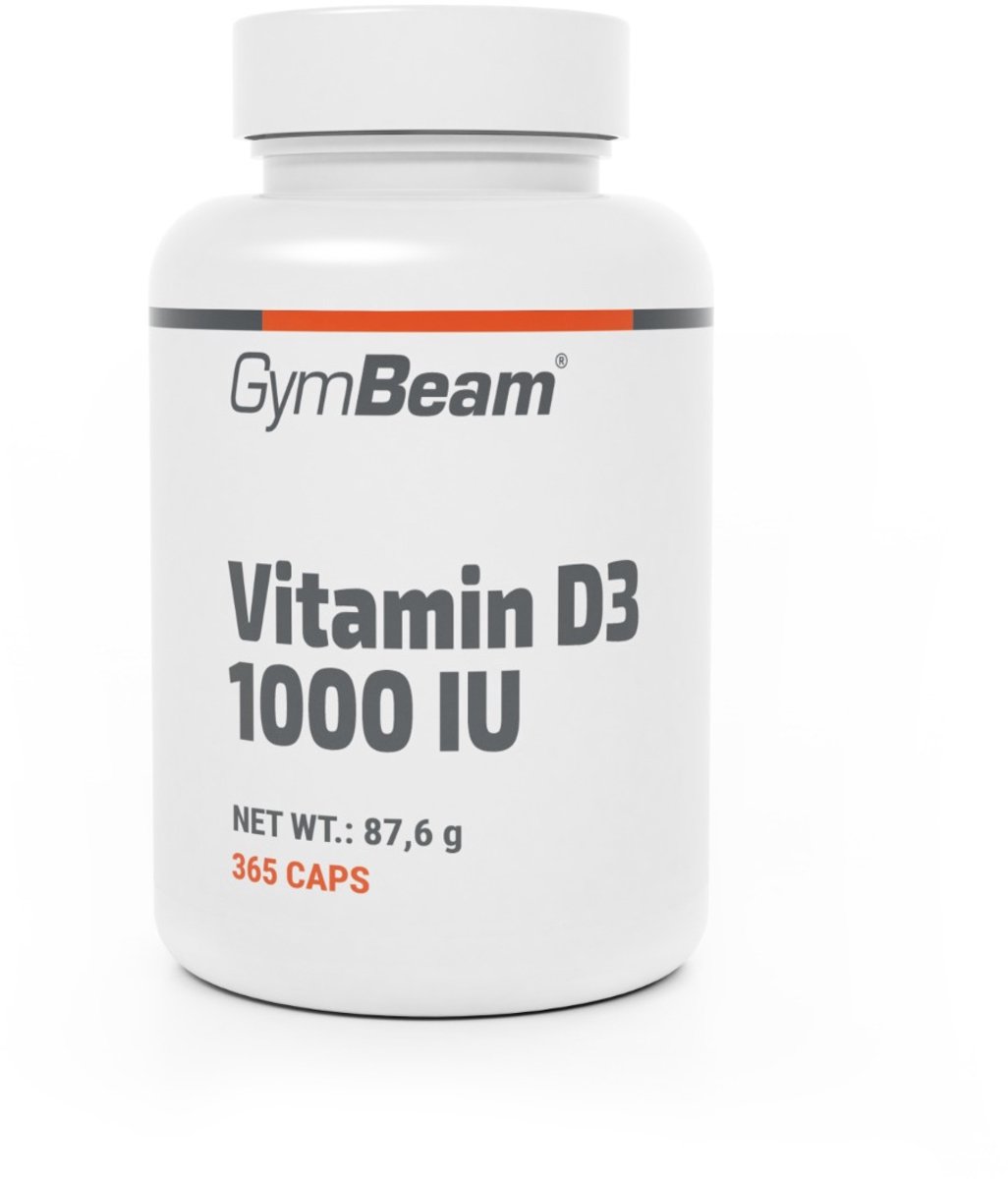 GymBeam Vitamine D3 1000 IE 365 caps