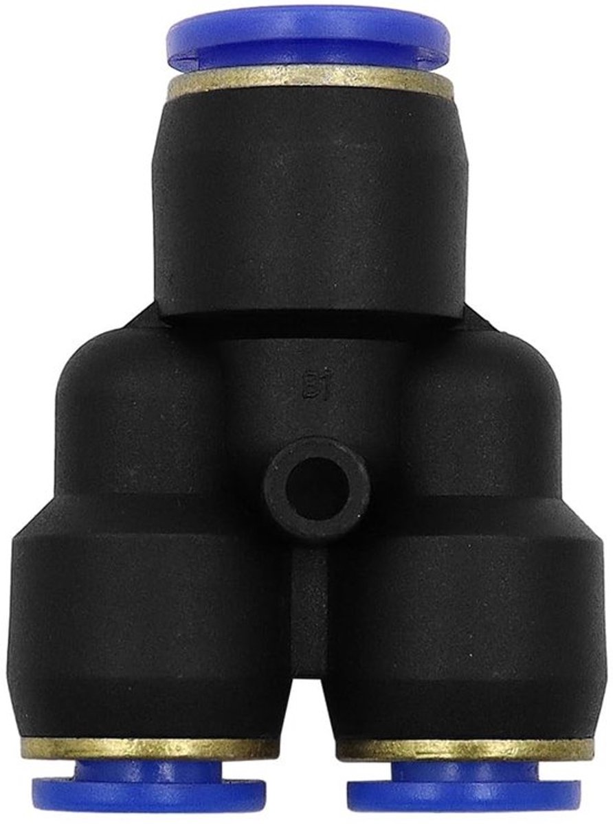 2x 12mm quick release verdeler - zwart