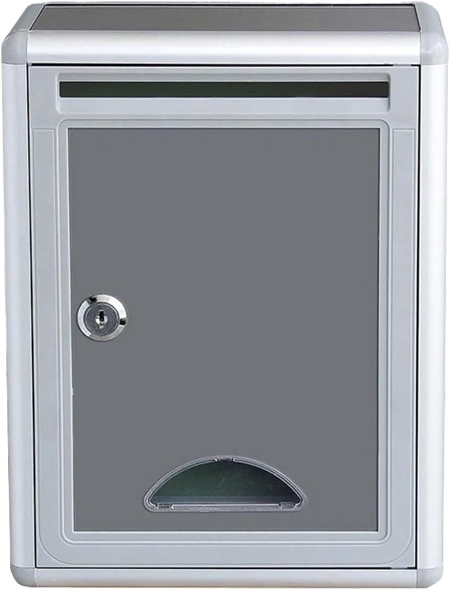 Brievenbus - Postbak - Briefpost Ontvangen - Afsluitbaar - 21.5 cm - Zilverkleurig