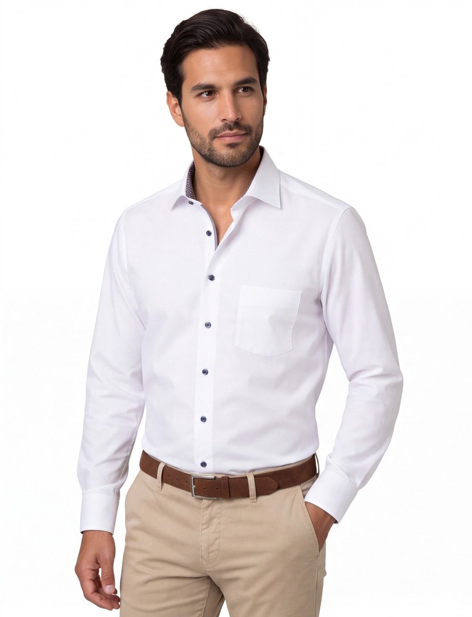 Eterna business overhemd wit