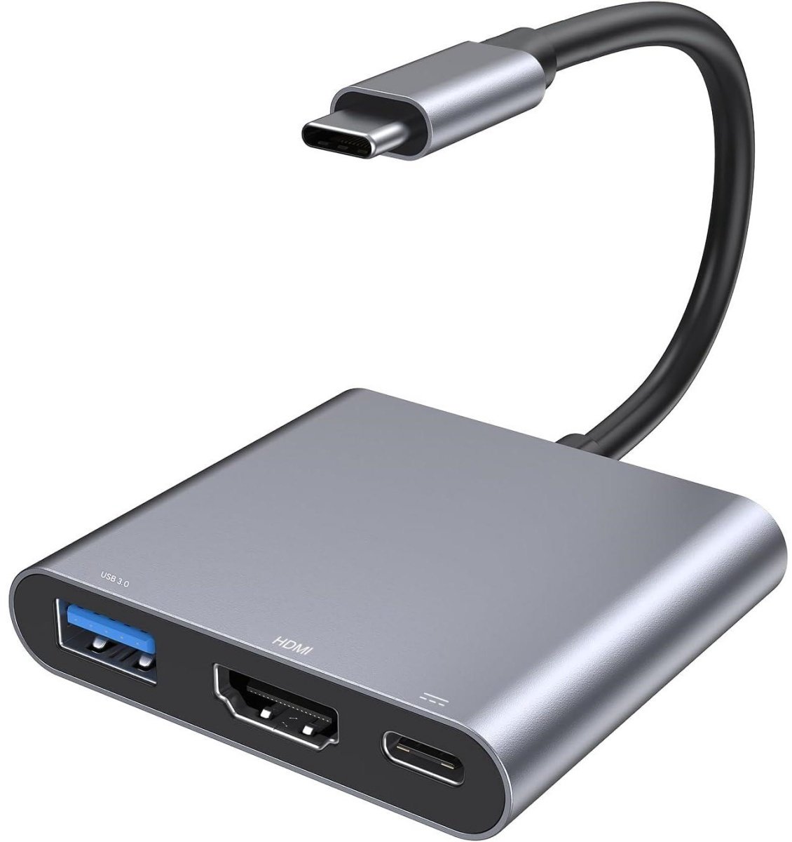 GELLDG USB-C HDMI Adapter - USB 3.0 Multiport Hub - Portable Converterkabel - Geschikt voor MacBook Pro/Air, iPadGELLDG USB-C HDMI Adapter - 150x58x11mm