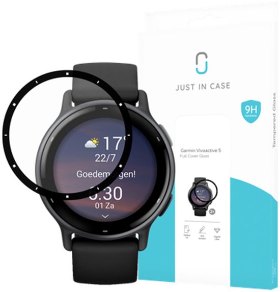 Just in case Garmin Vivoactive 5 Screenprotector Glas Duo Pack