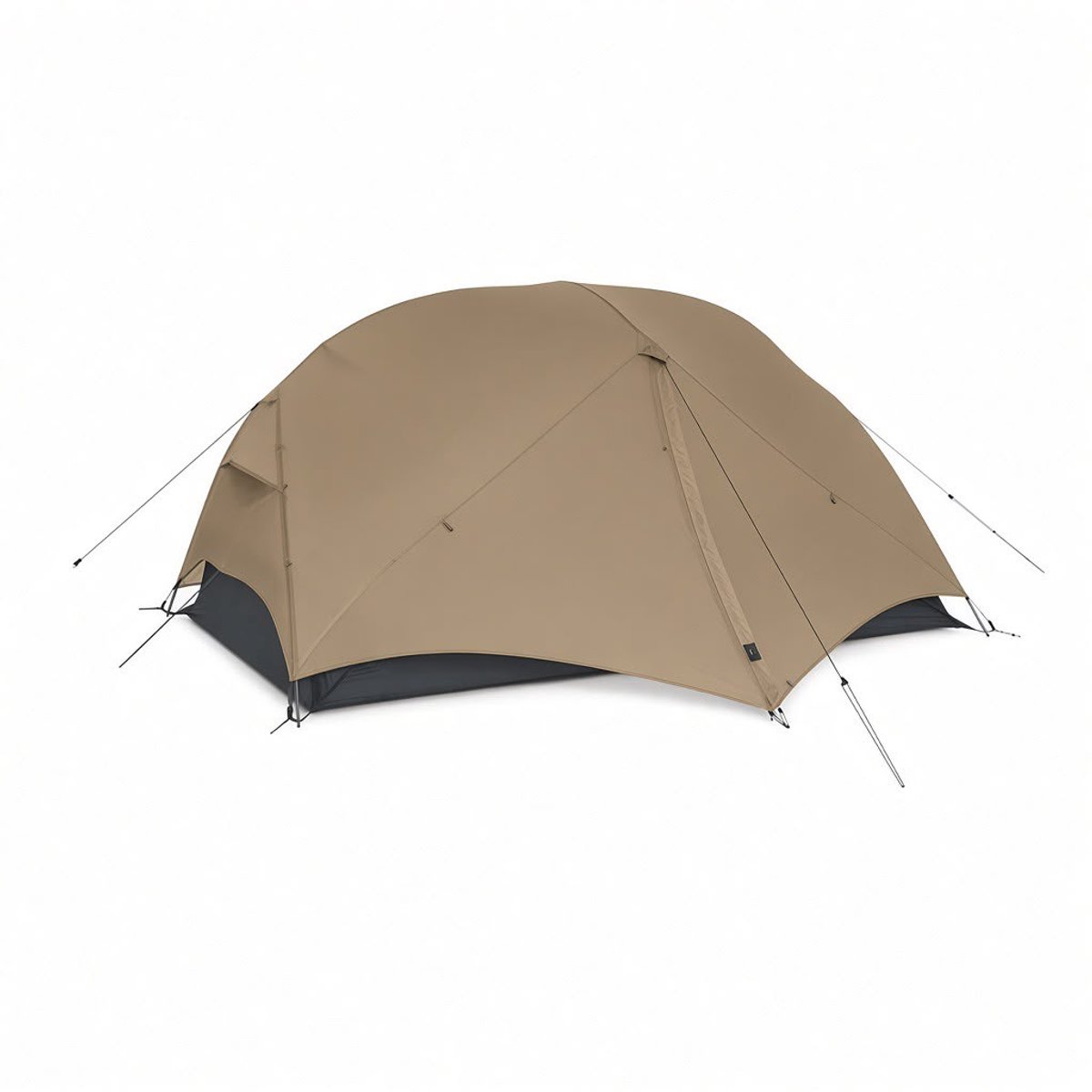 Atlasyx tent - Kampeertent - 2 persoons tent - Camping tent - Lichtgewicht tent - Kleine tent - 210 x 130 x 105 cm - Bruin
