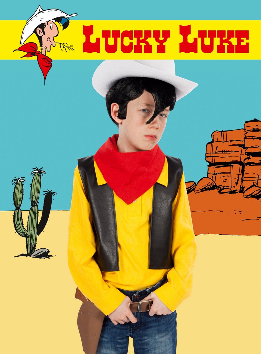 METAMORPH GmbH - Lucky Luke kostuum voor jongens - 110-116 cm (5-6 jaar)