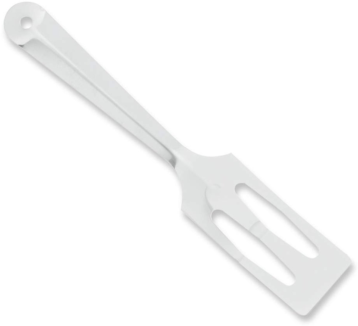 Kooklepel van staal, 22,4 cm, roestvrijstalen handvat, set van 6