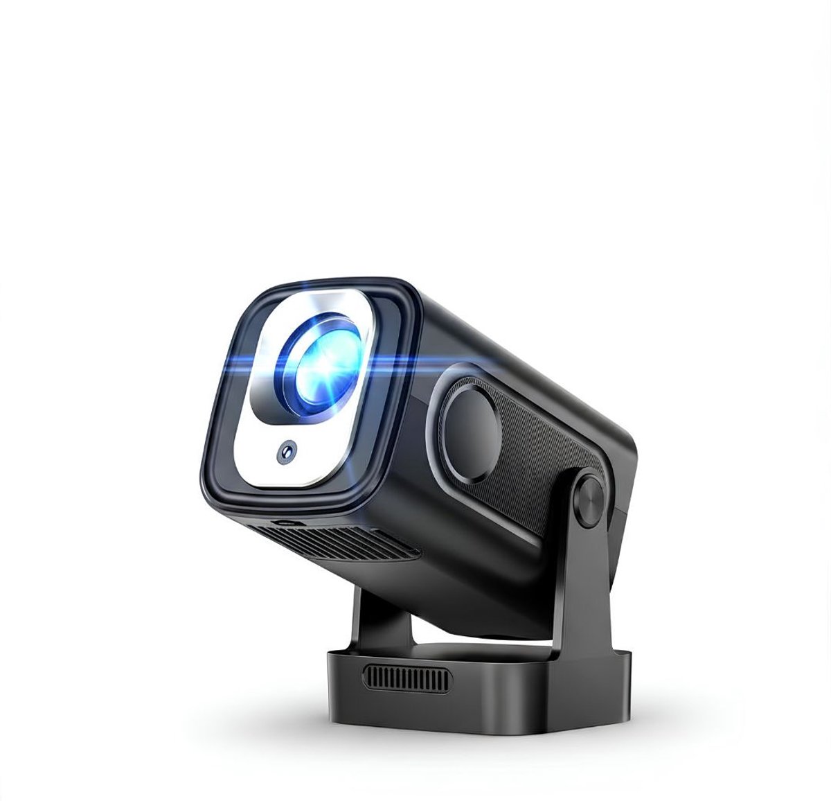 NIVA® Mini Beamer - Draagbare Projector - 4K-Miniprojector - Zwart - 18cm x 15cm x 14cm