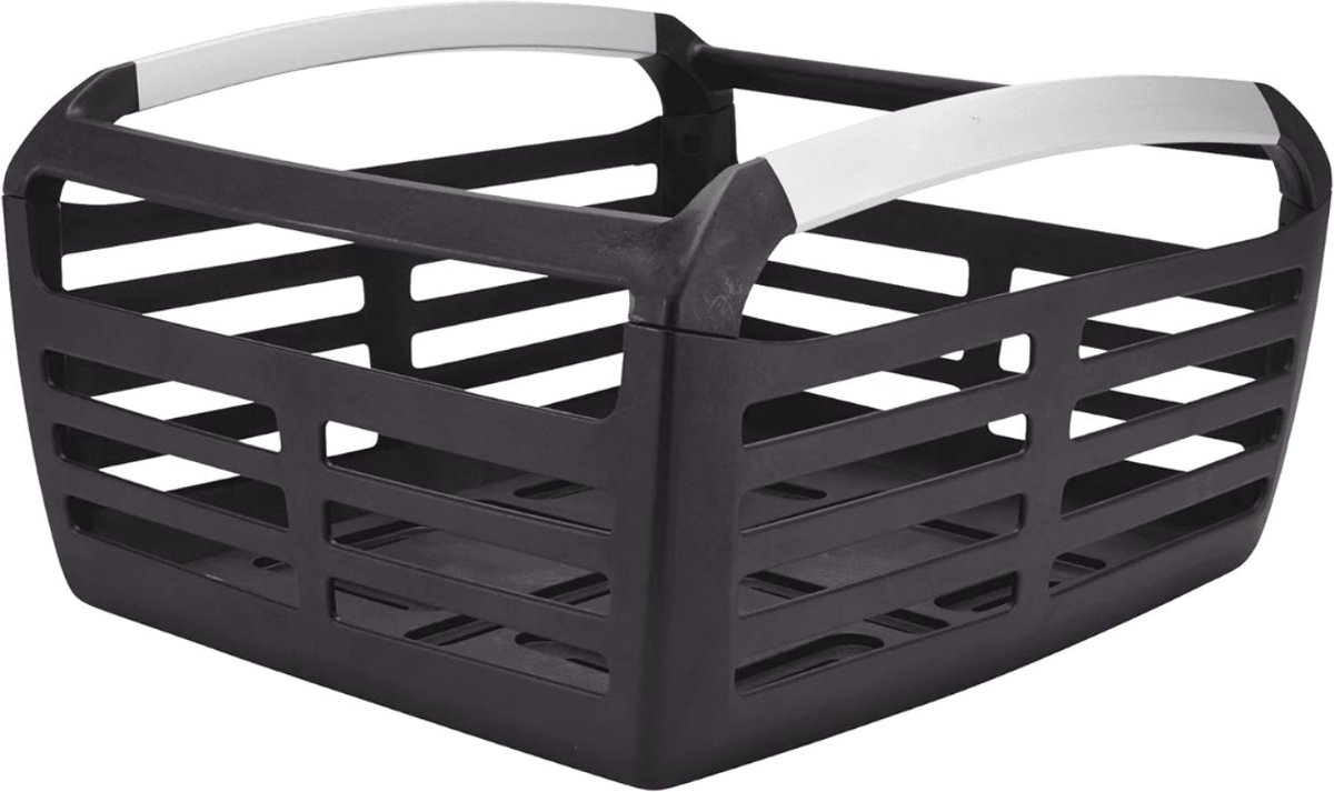 Lìon® Fietskrat - Pack 'n Pedal - Fietsmand - Zwart - 40cm x 34cm x 22cm