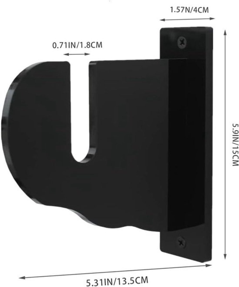 - Wandbeugel voor Skateboard Opslag en Display - 2-Pack - Longboard Hanger - Skateboard Stand - Geschikt voor Skateboard, Longboard, Snowboards en Water Skis