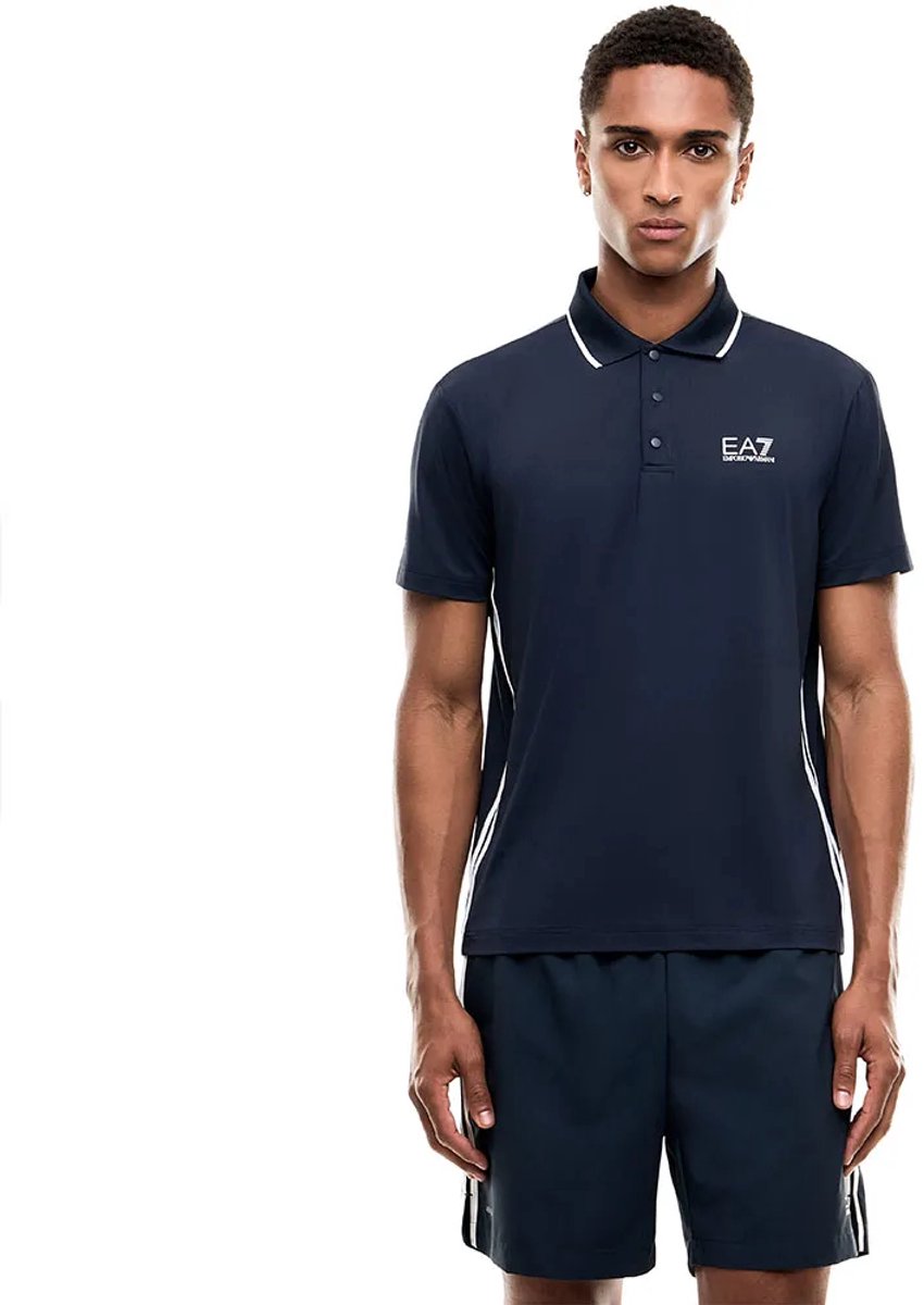 Ea7 Emporio Armani 7m002488_af13689 Korte Mouw Poloshirt Blauw L Man