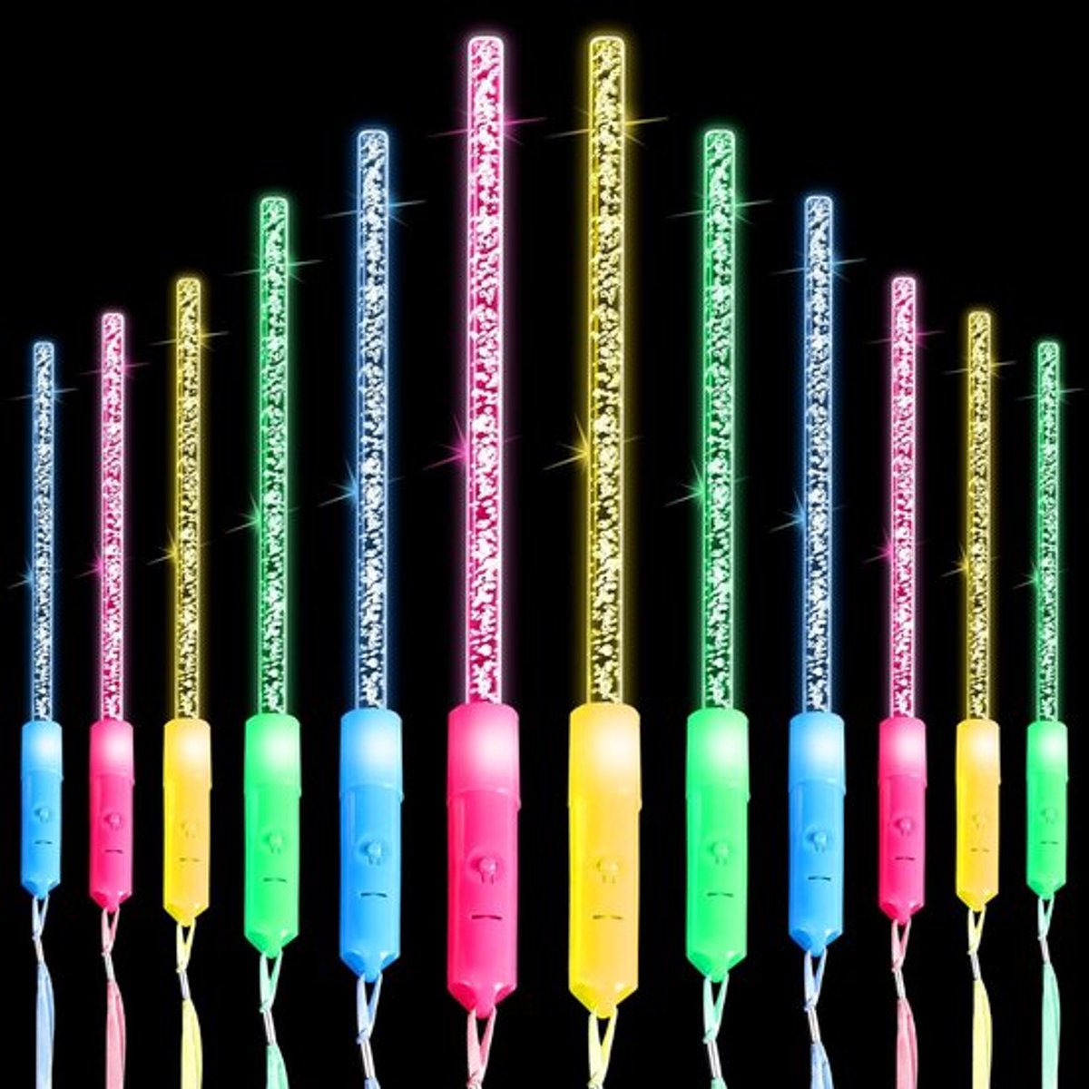 Aladdien - LED Glow Sticks - Feestset - Veelzijdig - Meerkleurig