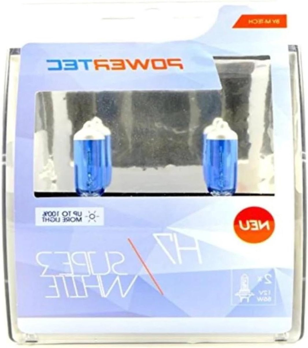 Halogeenlamp H7 - Autolamp Xenonlook - Betere Zichtbaarheid - Xenonlook Effect - 55 Watt - Wit