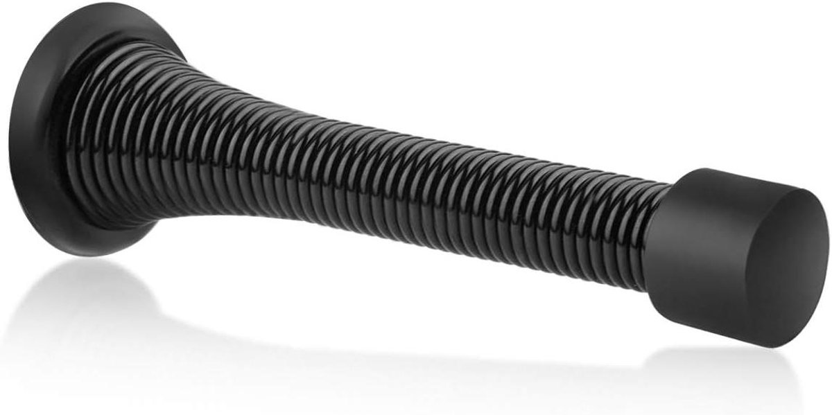 Veerdeurstoppers - Deurveren - Schade Voorkomen - Zwarte Rubberen Tips - 30 Stuks - Zwart