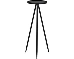 Zuil Envira - Displaystandaard Voetstuk - Decoratie Presenteren - Rond ontwerp - Ø30cm 80.5cm hoog - Zwart Grijs