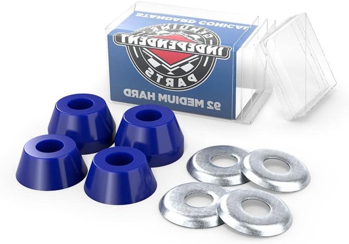 Gommes Skateboard Bussen Skateboard Onderdelen Skaten Verbeteren Conisch Medium Hard Set van 4