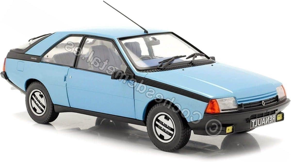 Schaalmodel Auto 1:18 - Klassieke Sportcoupé - Blauw Metaal