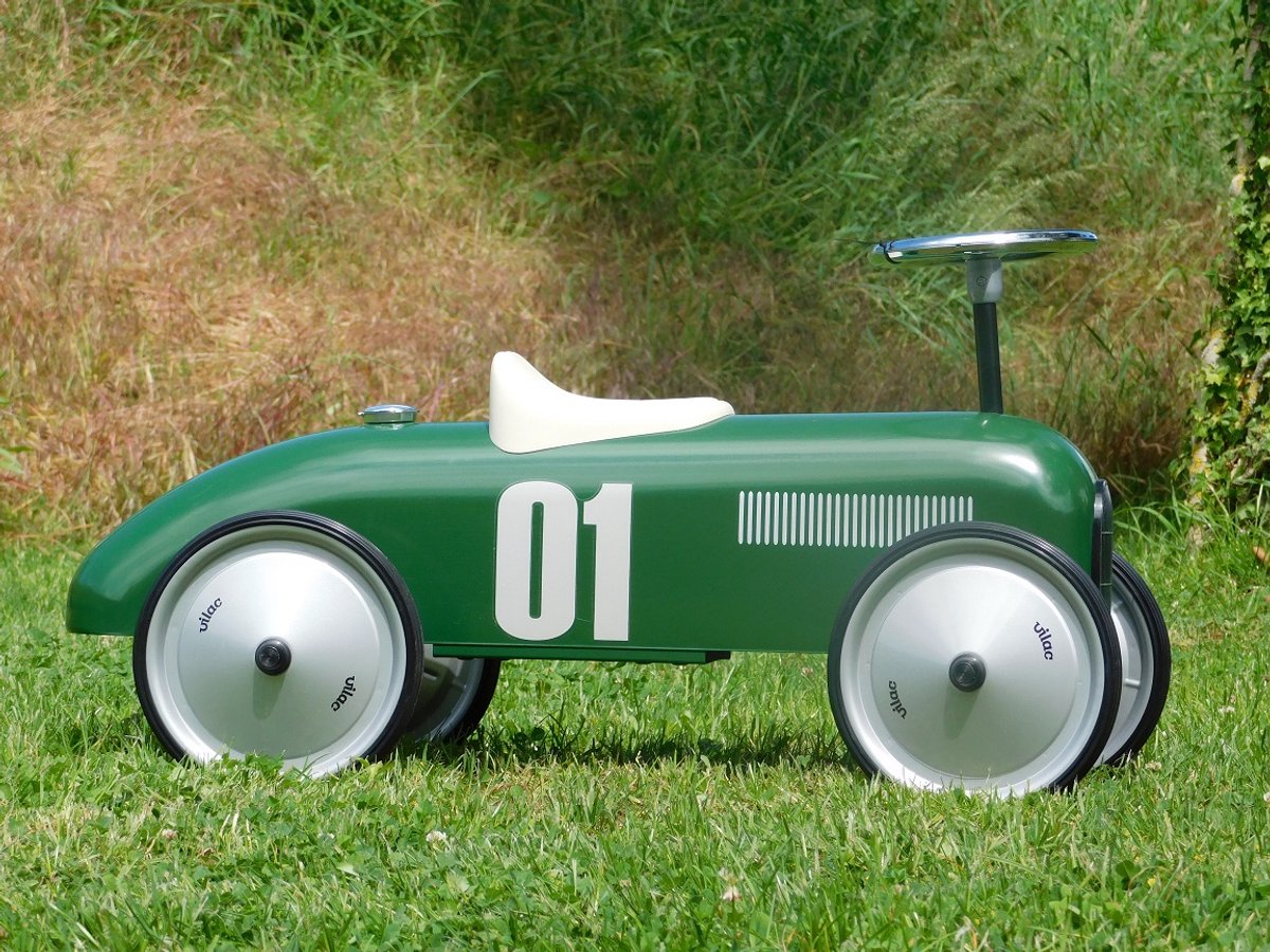 Vintage Auto - Groen 01 - 75 x 40 cm - Metaal