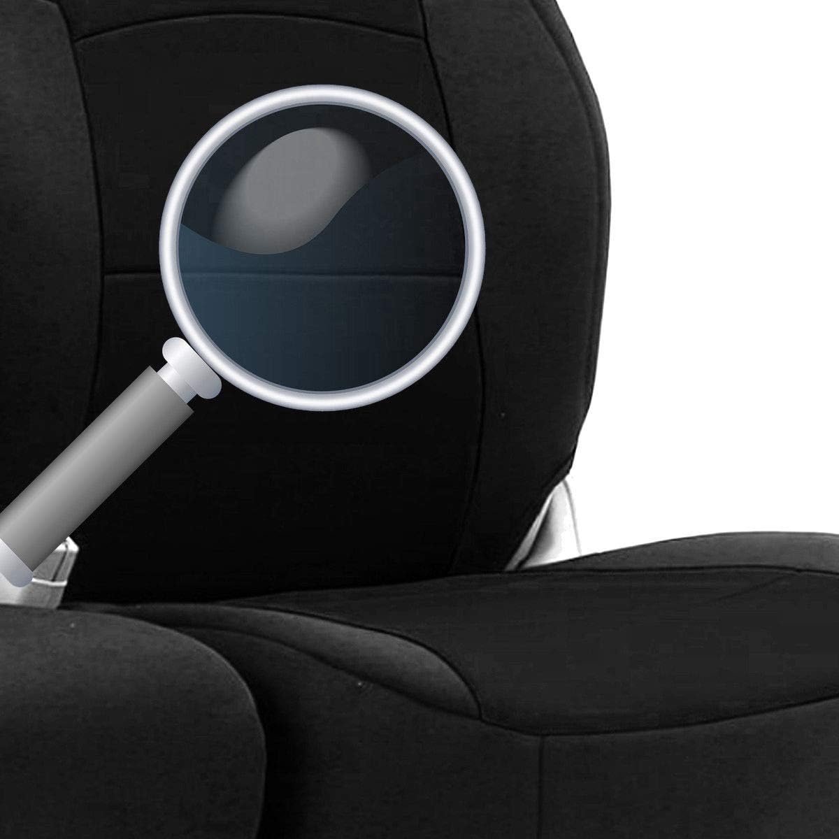 Universele Kunststof Autostoelhoes Set - Zwart - Bestelwagen en Busmodel – foto 2