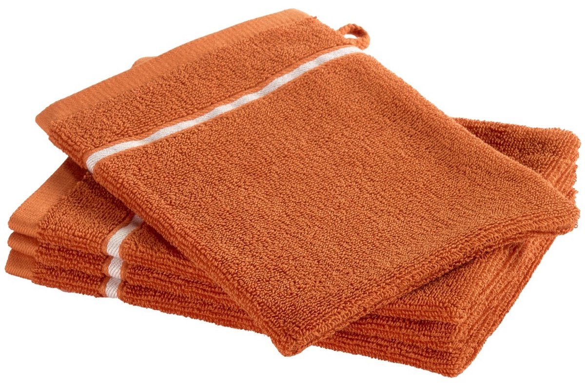 Moodit Washandjes Empress - Bronze - set 4 st. - 23 x 16 cm - 100% Katoen