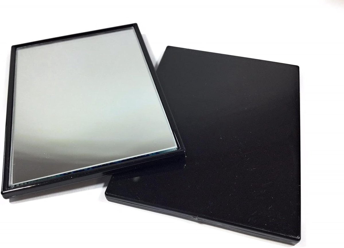 Zakspiegel Klein - Handspiegel met Kunststof Behuizing en Zwart Frame