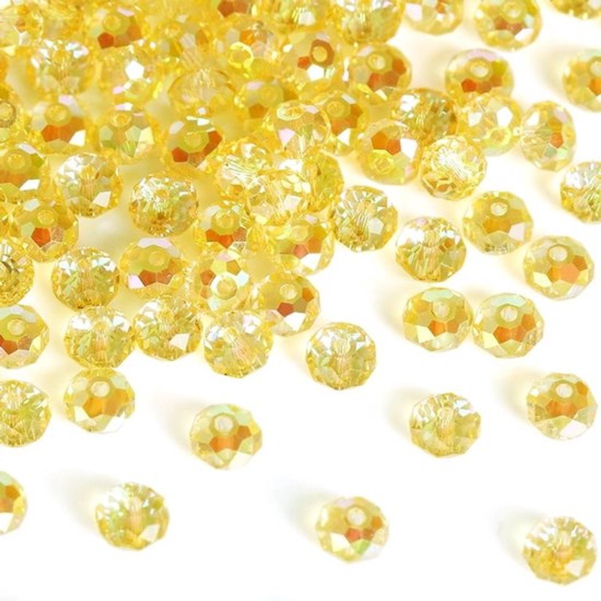 SPHProducts - 170 stuks gefacetteerde glazen kralen - Sieraden maken