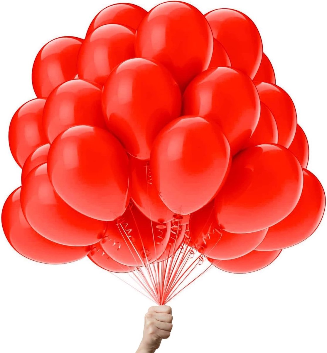 Ballonnen voor verjaardagsfeest. 100% NATUURLIJKE LATEX 12 inch/30 cm. Premium Kwaliteitsverpakkingen van 25, 50, 100 stuks. Perfecte decoraties voor verjaardagen, babyborrels, bruiloften, doopfeesten en Valentijnsdag