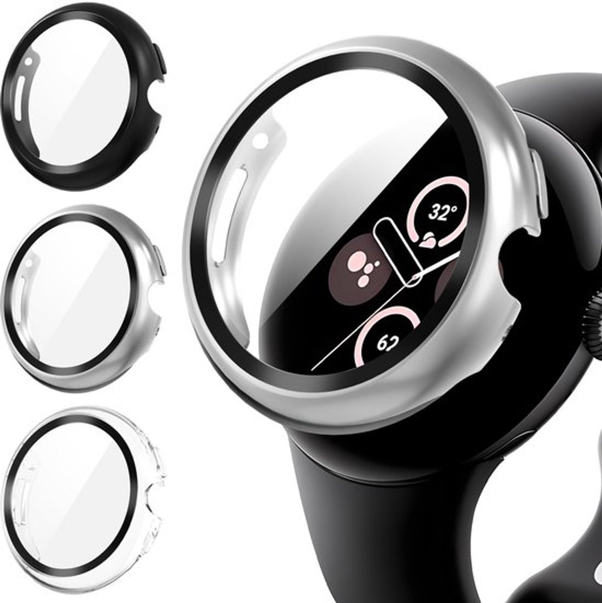 Vt products - Google Pixel Watch 2 Case - Ultra Dun - Krasbestendig