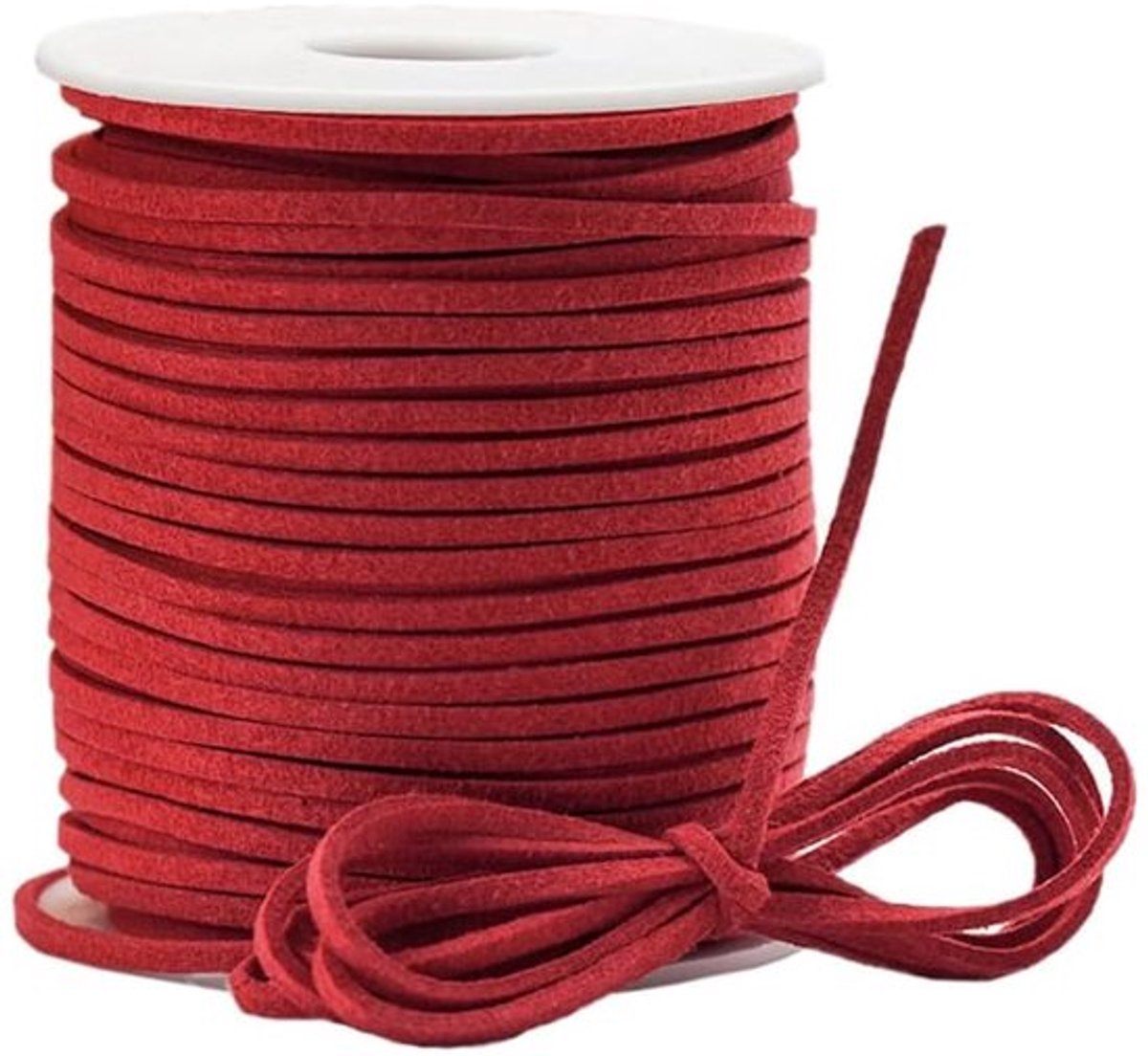 Store_9 - Leren Koord - Knutselkoord voor Sieraden - Rood