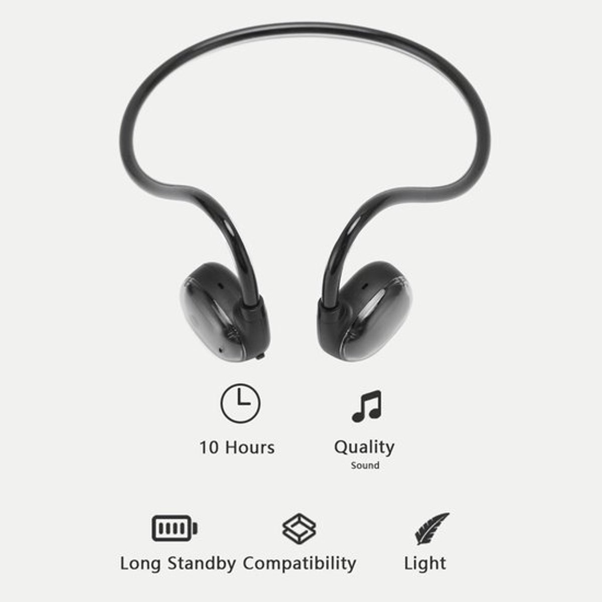 Store_9 - Beengeleidingshoofdtelefoon - Bluetooth 5.3 - Open ontwerp