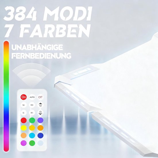 Gaming bureau met LED - PC tafel Computertafel - Gaming setup - Y-vormige tafelpoten — afbeelding 3