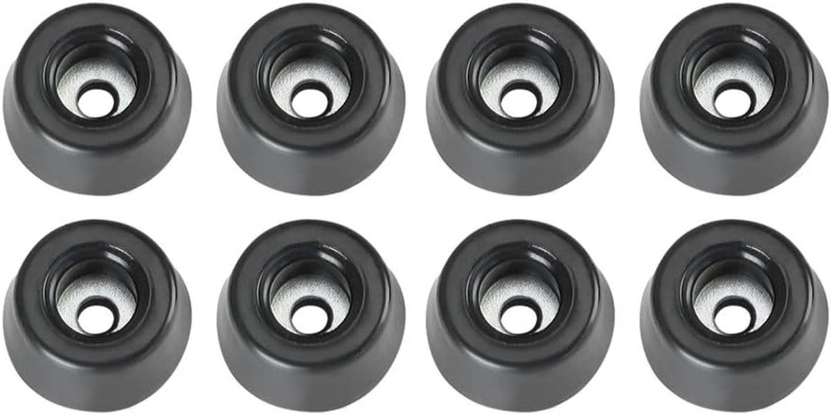 Rubberen Voetjes - Apparaatvoetjes Beschermdoppen - Apparaten Stabiliseren - Zelfklevend - 20 x 9 mm - Zwart
