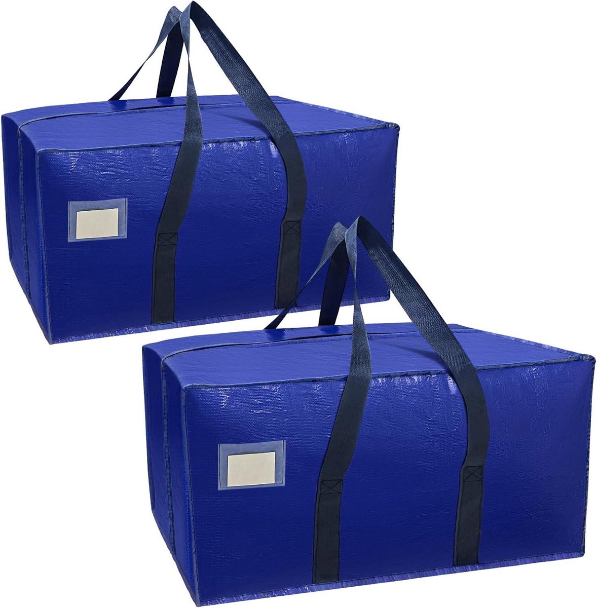 Verhuiszakken - Opbergzakken Verplaatsingstassen - Spullen Opslaan - Extra Dik Materiaal - 73 x 33 x 36 cm - Blauw