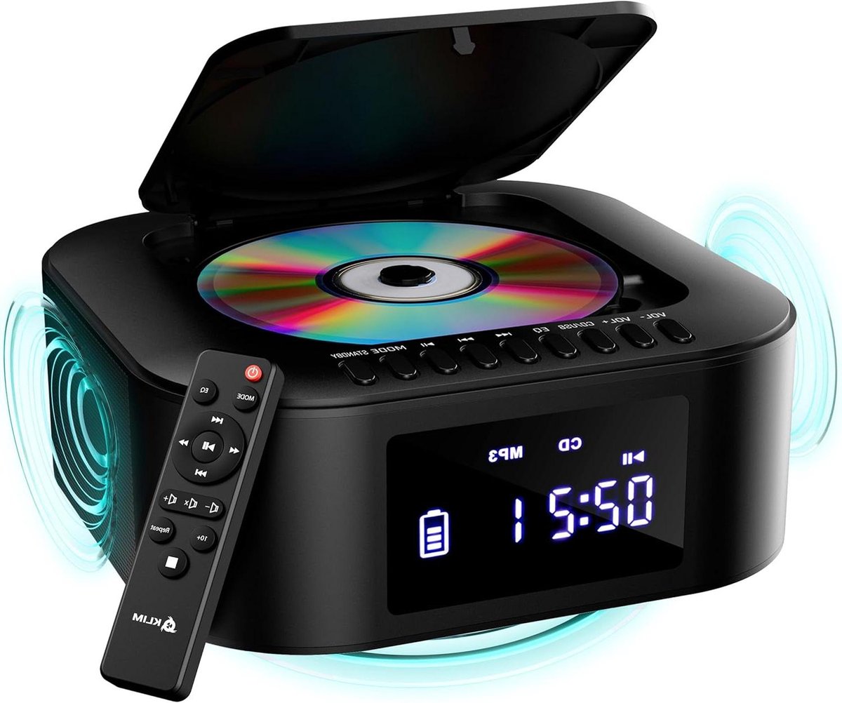 Boombox CD Speler - Radio CD Speler - Muziek Luisteren - Met Subwoofer - Draagbaar - Zwart