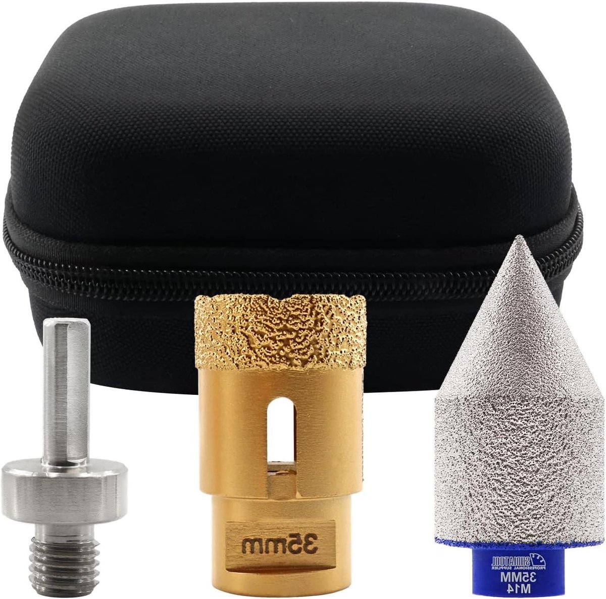 Diamant Boor en Frees Bits - Kernboren Afschuin Bits - Tegels Boren en Frezen - Vacuüm Gesoldeerd
