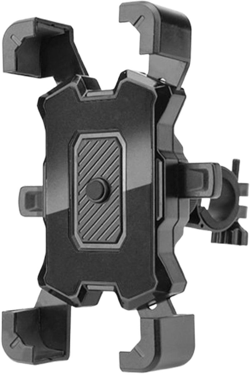 Telefoonhouder voor fiets, motorfiets, anti-vibratie, telefoonhouder 360 graden draaibaar, verstelbaar, voor mobiele telefoons van 4,8-6,8 inch