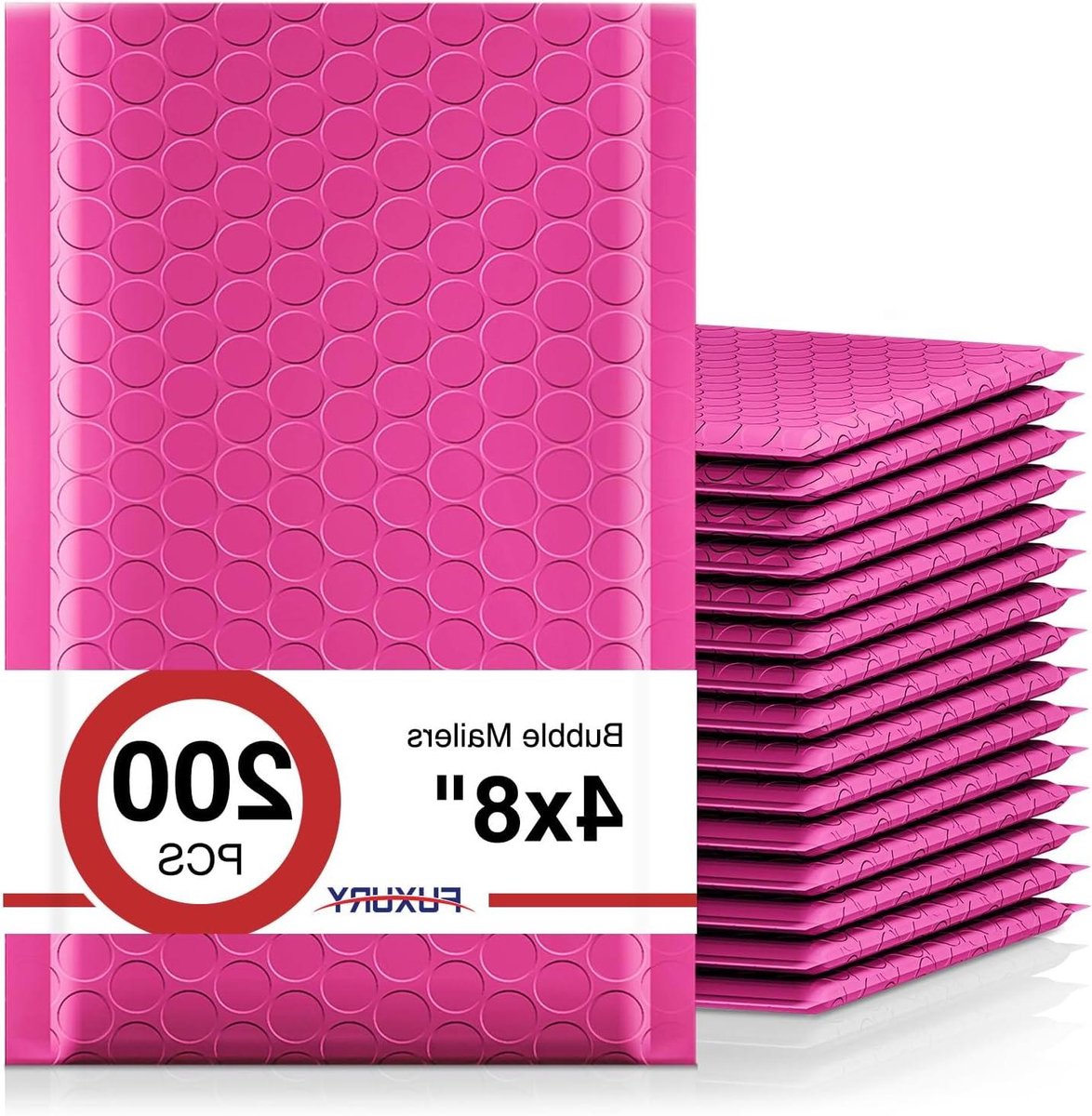 Bubble Enveloppen - Verzendtassen Gewatteerd - Items Verpakken - Waterdicht en Schokabsorberend - 10 x 20 cm - Roze
