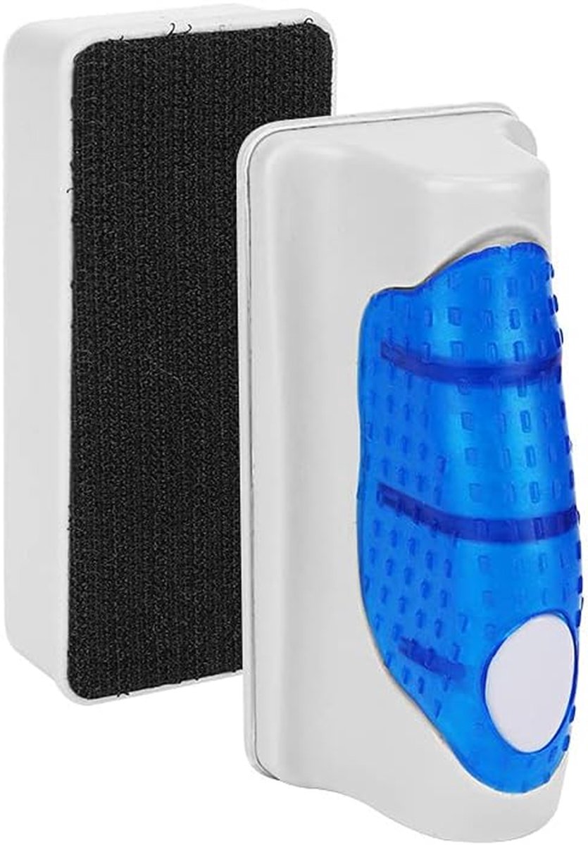 Aquarium Glasreiniger - Algen Schrobber - Aquarium Onderhoud - Sterke Magneet - XL 12-15mm - Wit
