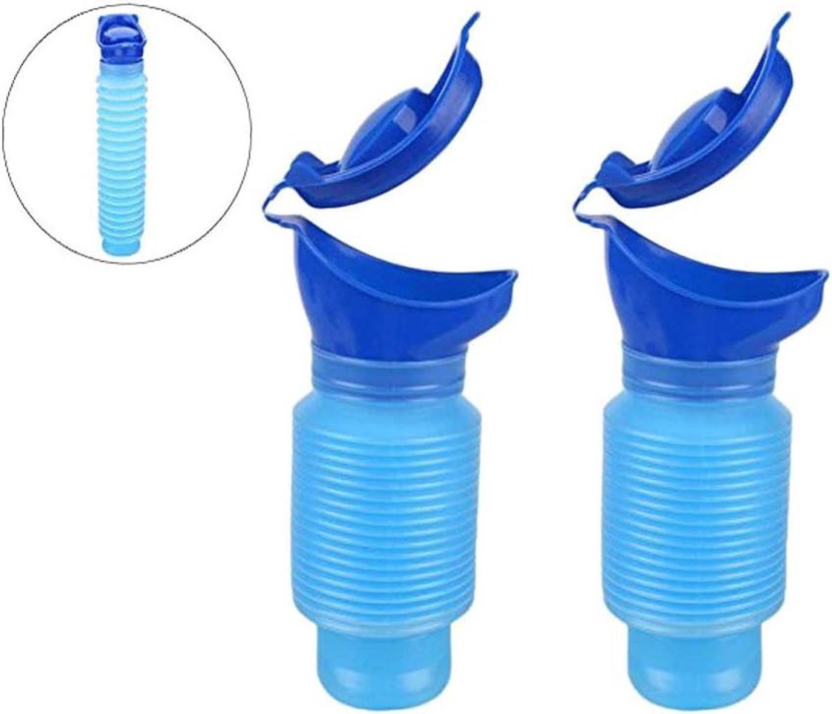 Draagbaar Urinoir - Noodtoilet - Reizen en Outdoor - Opvouwbaar Ontwerp - 750ml Capaciteit - Blauw