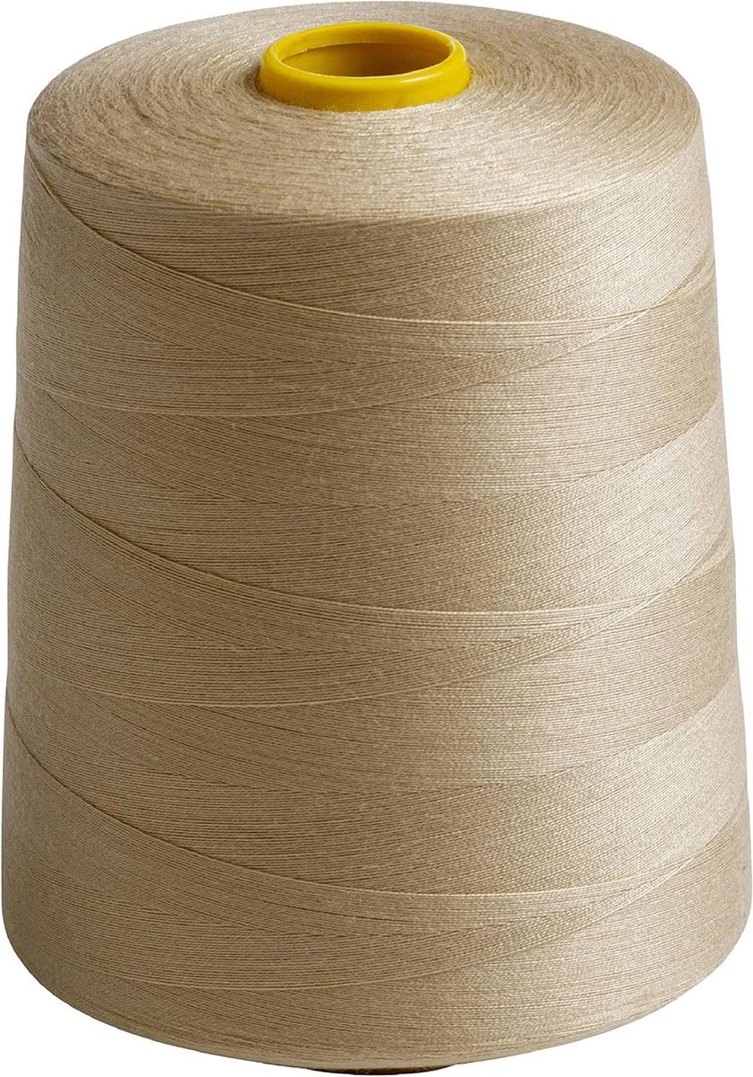 Polyester Naaigaren - Naaimachine Garen - Kleding Maken - Zeer Consistent - 9000 meter - Beige